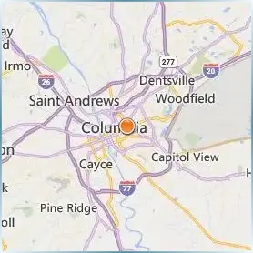 Allen University Location Map Allen University Location Map