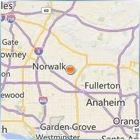 Biola University Location Map