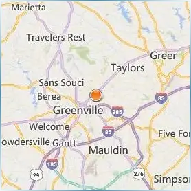 Bob Jones University Location Map