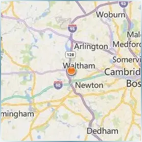 Brandeis University Location Map Brandeis University Location Map