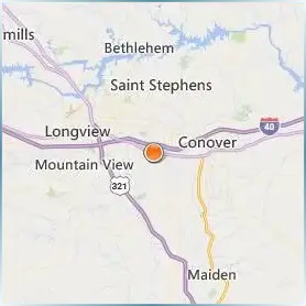 Catawba Valley Community College Location Map Catawba Valley Community College Location Map
