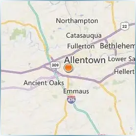 Cedar Crest College Location Map Cedar Crest College Location Map