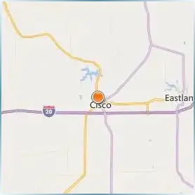 Cisco College Location Map Cisco College Location Map