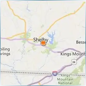 Cleveland Community College Location Map