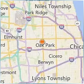 Concordia University Chicago Location Map