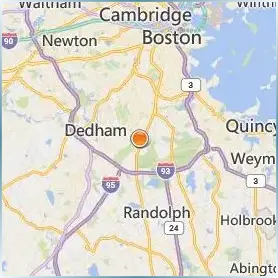 Curry College Location Map Curry College Location Map