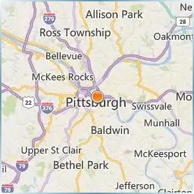 Duquesne University Location Map Duquesne University Location Map