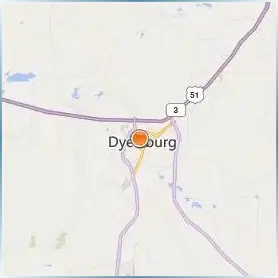 Dyersburg State Community College Location Map Dyersburg State Community College Location Map