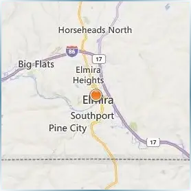 Elmira College Location Map Elmira College Location Map