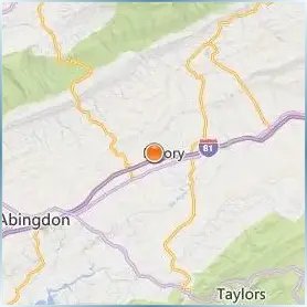 Emory & Henry College Location Map Emory & Henry College Location Map