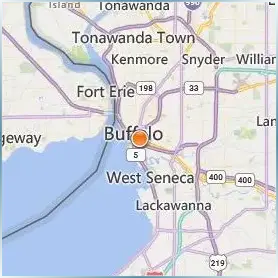 Erie Community College Location Map