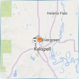 Flathead Valley Community College Location Map