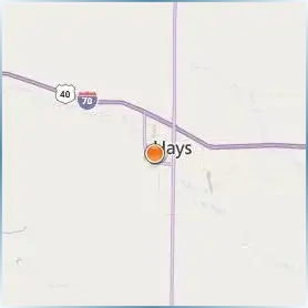 Fort Hays State University Location Map
