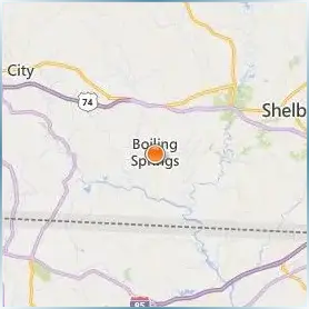 Gardner Webb University Location Map Gardner Webb University Location Map