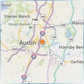 Huston Tillotson University Location Map Huston Tillotson University Location Map