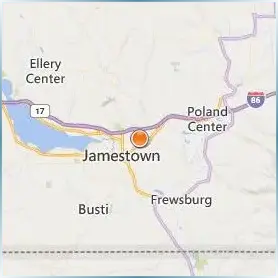 Jamestown Community College Location Map