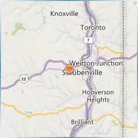Eastern Gateway Community College Location Map