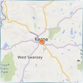 Keene State College Location Map Keene State College Location Map