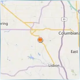 Kent State University at Salem Location Map