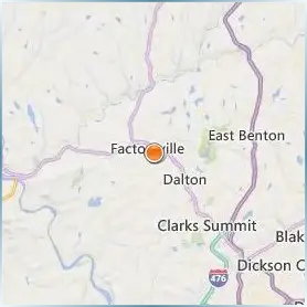 Keystone College Location Map Keystone College Location Map