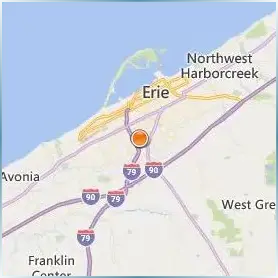 Lake Erie College of Osteopathic Medicine Location Map