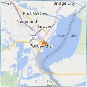 Lamar State College Port Arthur Location Map
