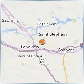 Lenoir Rhyne University Location Map Lenoir Rhyne University Location Map
