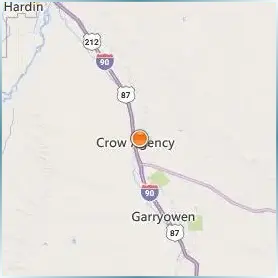 Little Big Horn College Location Map Little Big Horn College Location Map