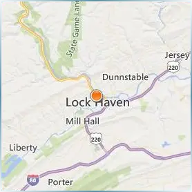 Lock Haven University Location Map Lock Haven University Location Map