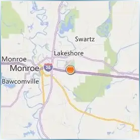 Louisiana Delta Community College Location Map