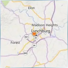University of Lynchburg Location Map University of Lynchburg Location Map