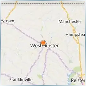 McDaniel College Location Map