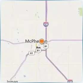 McPherson College Location Map McPherson College Location Map