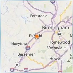 Miles College Location Map Miles College Location Map