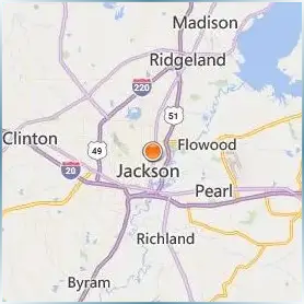 Millsaps College Location Map