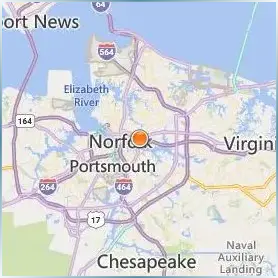 Norfolk State University Location Map Norfolk State University Location Map