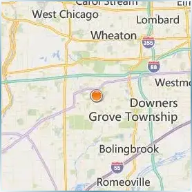 North Central College Location Map