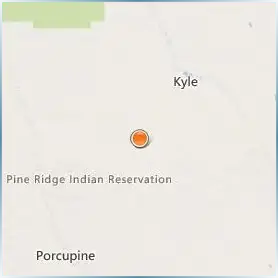 Oglala Lakota College Location Map Oglala Lakota College Location Map
