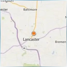 Ohio University Lancaster Location Map