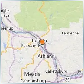 Ohio University Southern Location Map Ohio University Southern Location Map