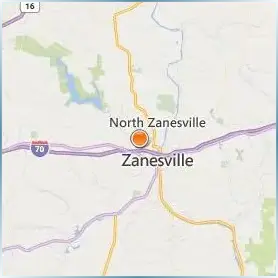 Ohio University Zanesville Location Map Ohio University Zanesville Location Map