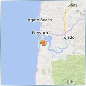 Oregon Coast Community College Location Map