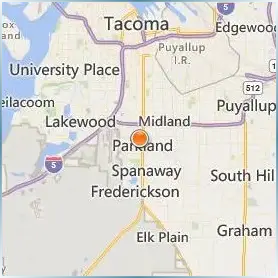 Pacific Lutheran University Location Map
