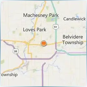 Rockford University Location Map