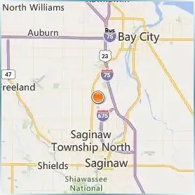 Saginaw Valley State University Location Map Saginaw Valley State University Location Map