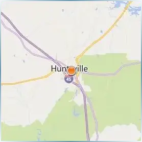 Sam Houston State University Location Map