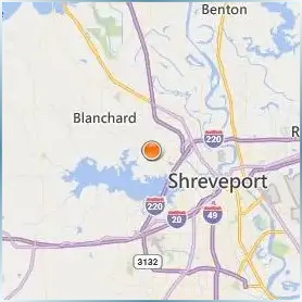 Southern University at Shreveport Location Map