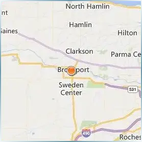 SUNY Brockport Location Map