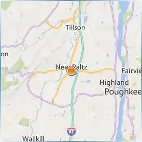 State University of New York at New Paltz Location Map State University of New York at New Paltz Location Map