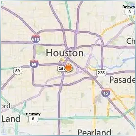 Texas Southern University Location Map